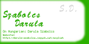 szabolcs darula business card